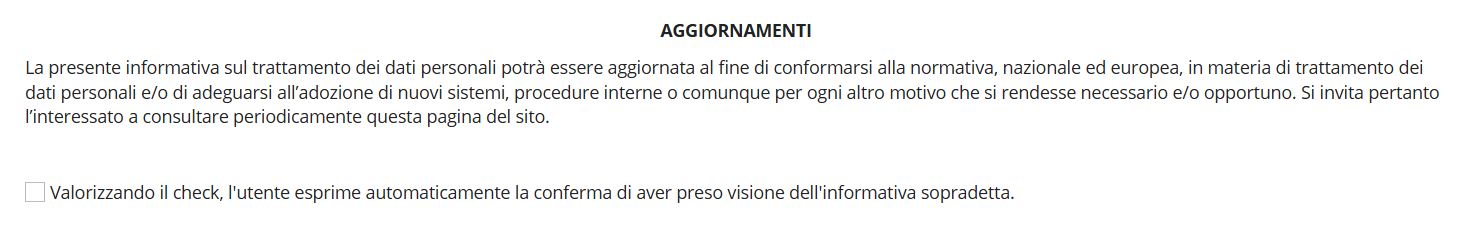 Consenso Privacy